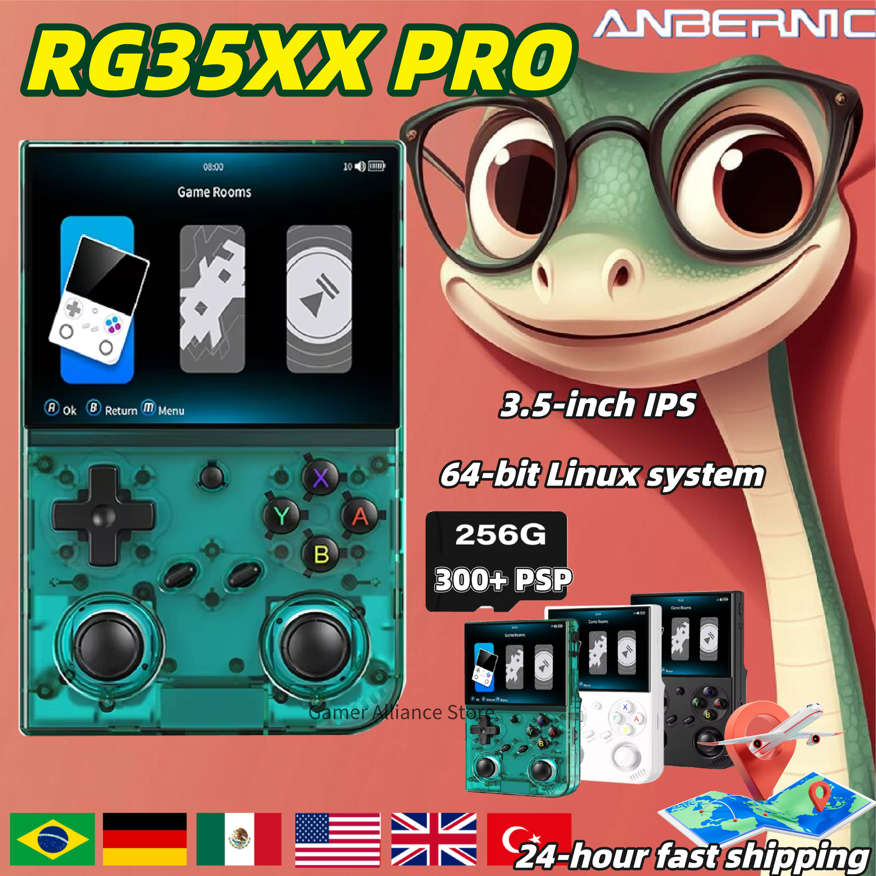 Retro Gaming Arcade Console - Anbernic RG 35XXPro RG35XX Pro Retro