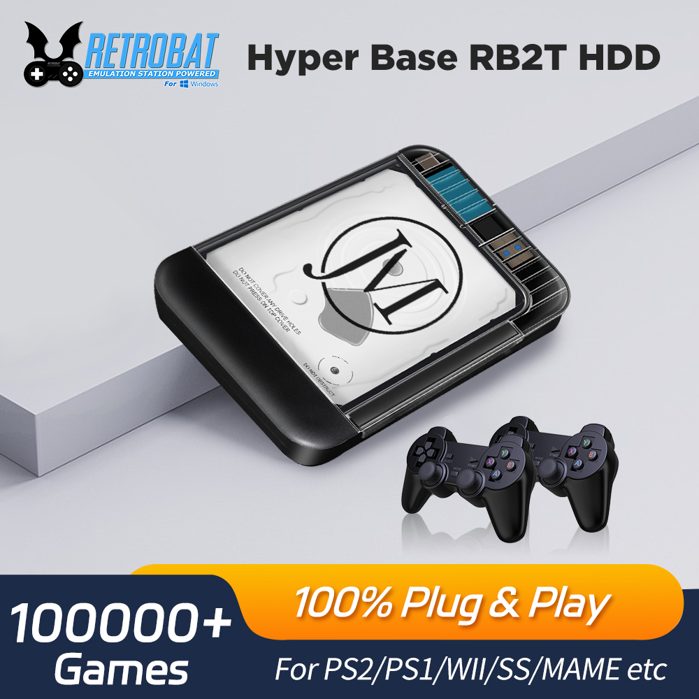 Retro Gaming Kiosk - Retrobat 2T Portable External Game HDD