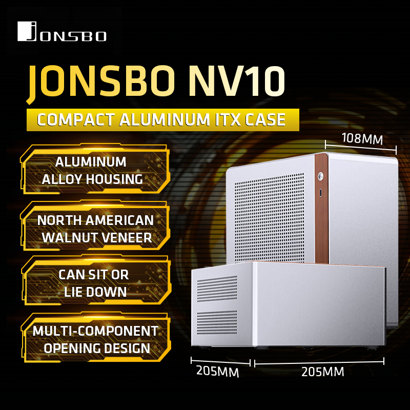 Retro Gaming Cabinet - JONSBO NV10 Chassis ITX MINI Full