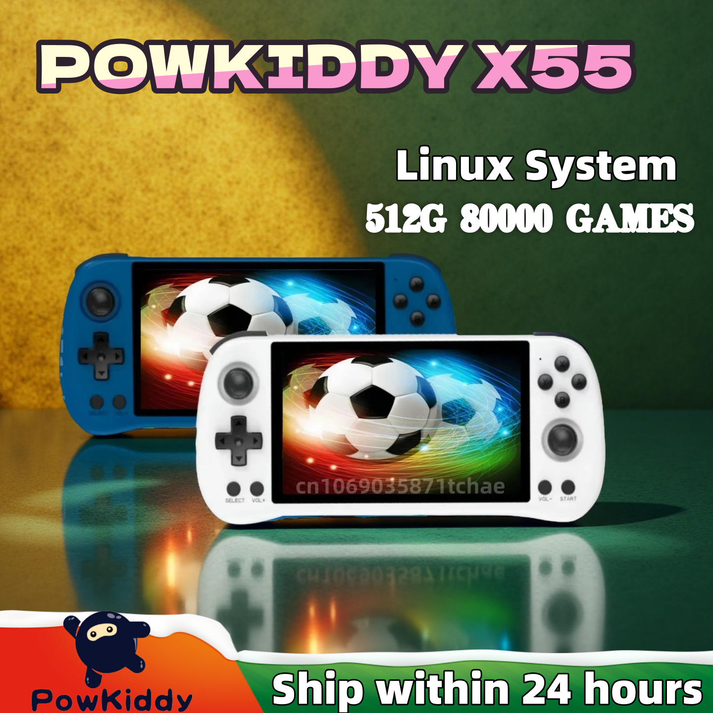 Retro Gaming Kiosk - POWKIDDY X55 Handheld Game Console Retro