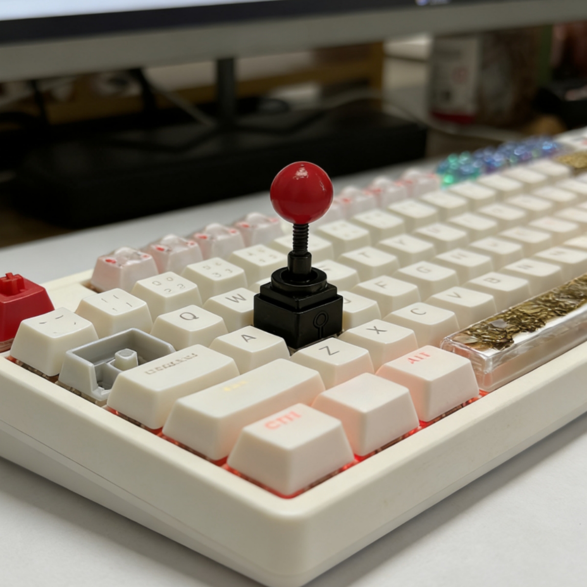 Retro Gaming Accessories - NEW Artisan Keycaps Game Rocker Control