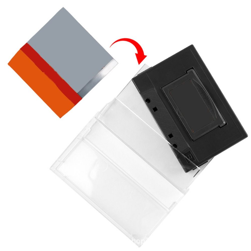 Retro Gaming Accessories - Clear Game Cassette Storage Box Display