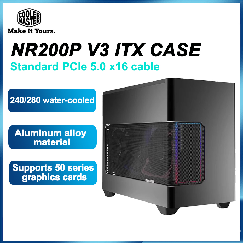 Retro Gaming Cabinet - Cooler Master NR200P V3 Desktop ITX