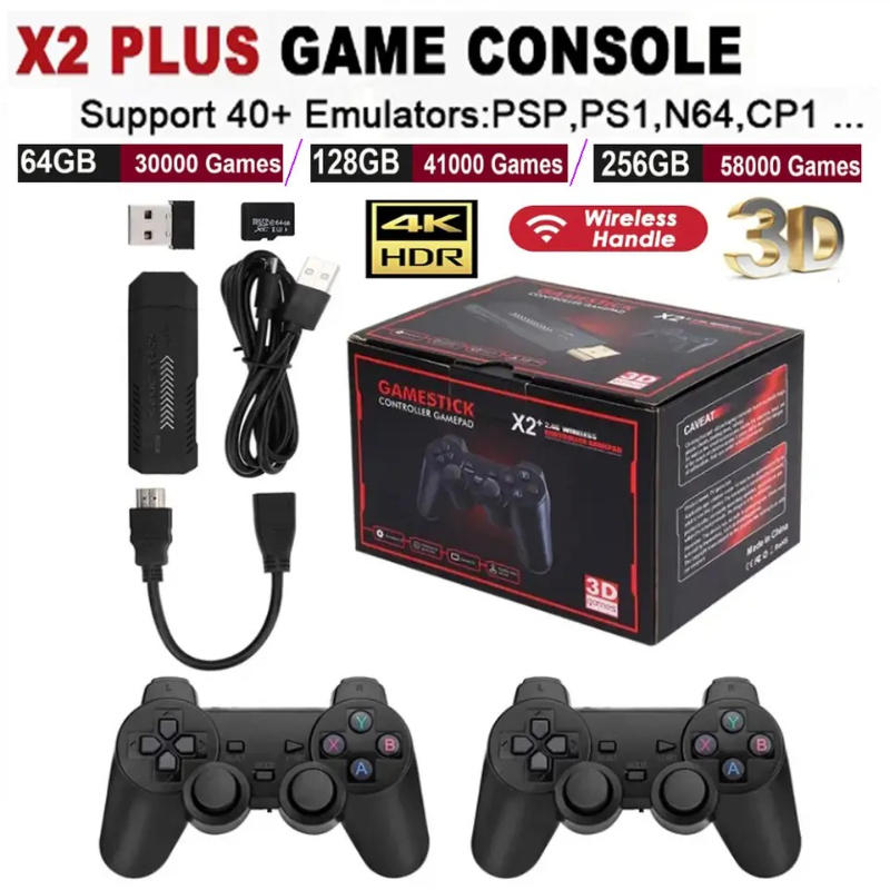 Retro Gaming Kiosk - X2 Plus Game Stick 4K HD