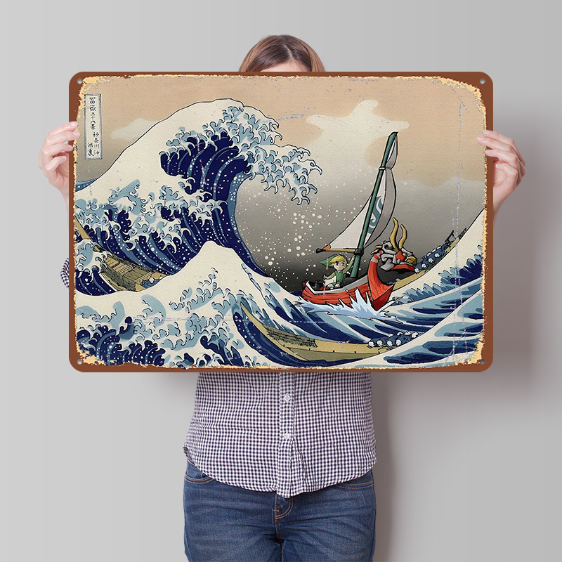 Retro Gaming Japan - Japan Link Breath Art Printed Poster
