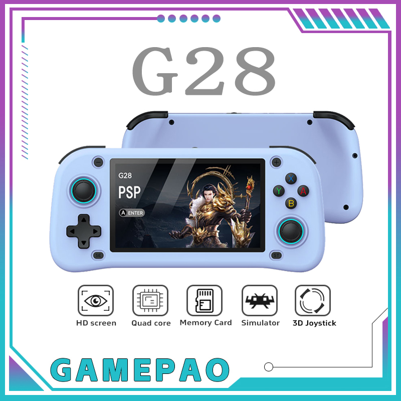 Arcade Stick Joystick - G28 game console 4.3-inch high-definition screen
