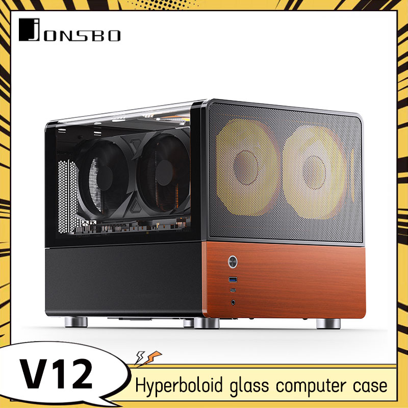 Retro Gaming Cabinet - JONSBO V12 Hyperboloid Glass Sea View