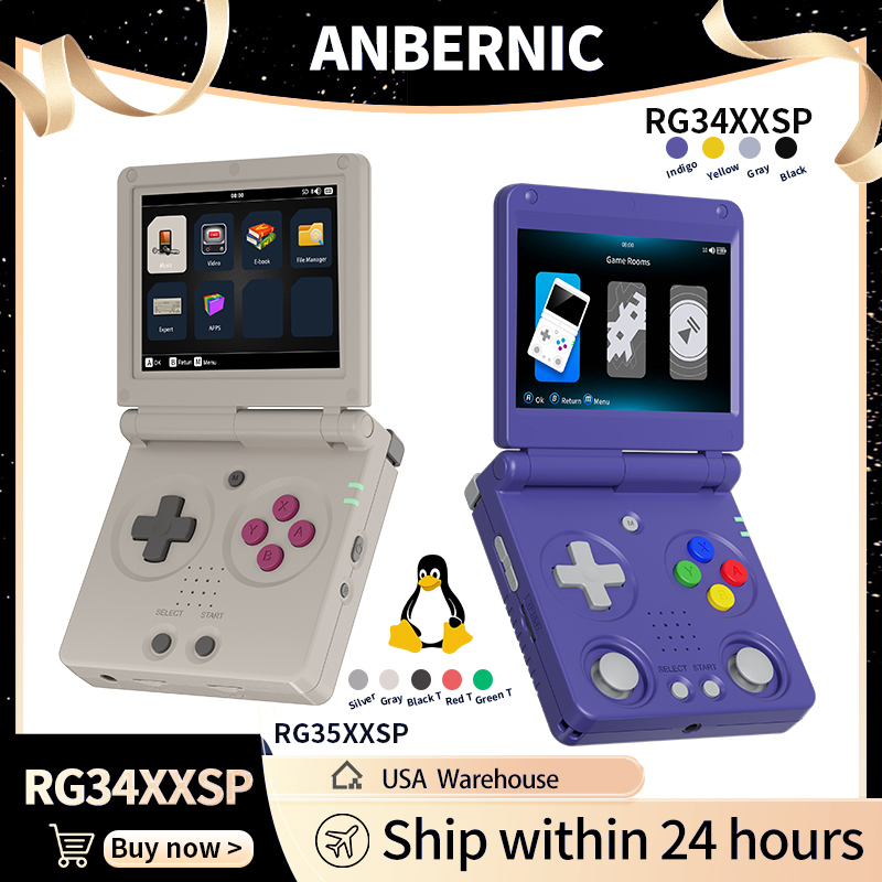Anbernic RG34XXSP RG35XXSP Fli - Retro Gaming Arcade Console recensie en prijs