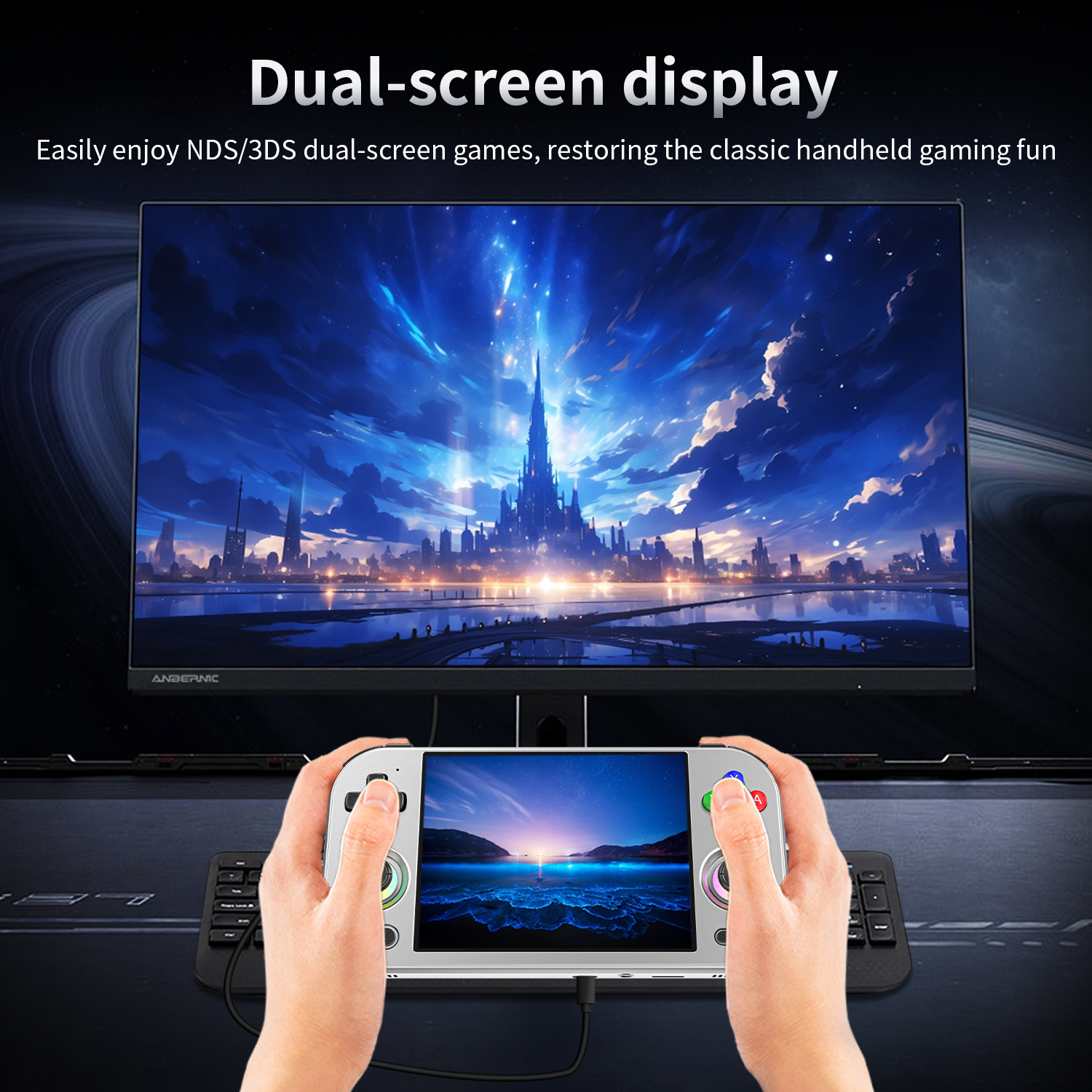 ANBERNIC RG477M RG Slide Retro - Retro Gaming Arcade Console recensie en prijs