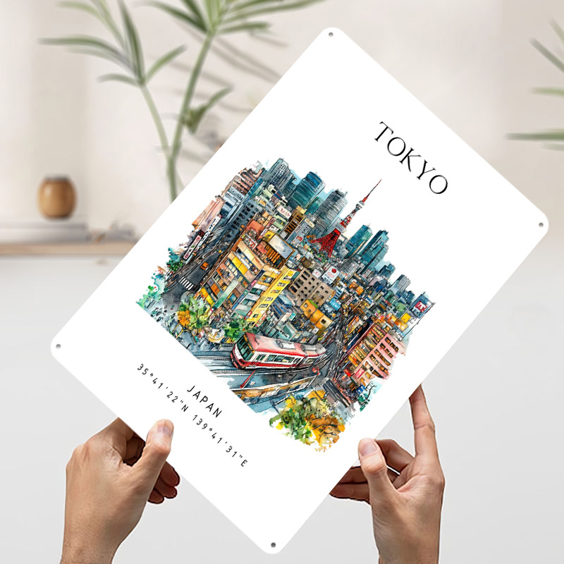 Tokyo Japan Travel Printed Pos - Retro Gaming Japan recensie en prijs