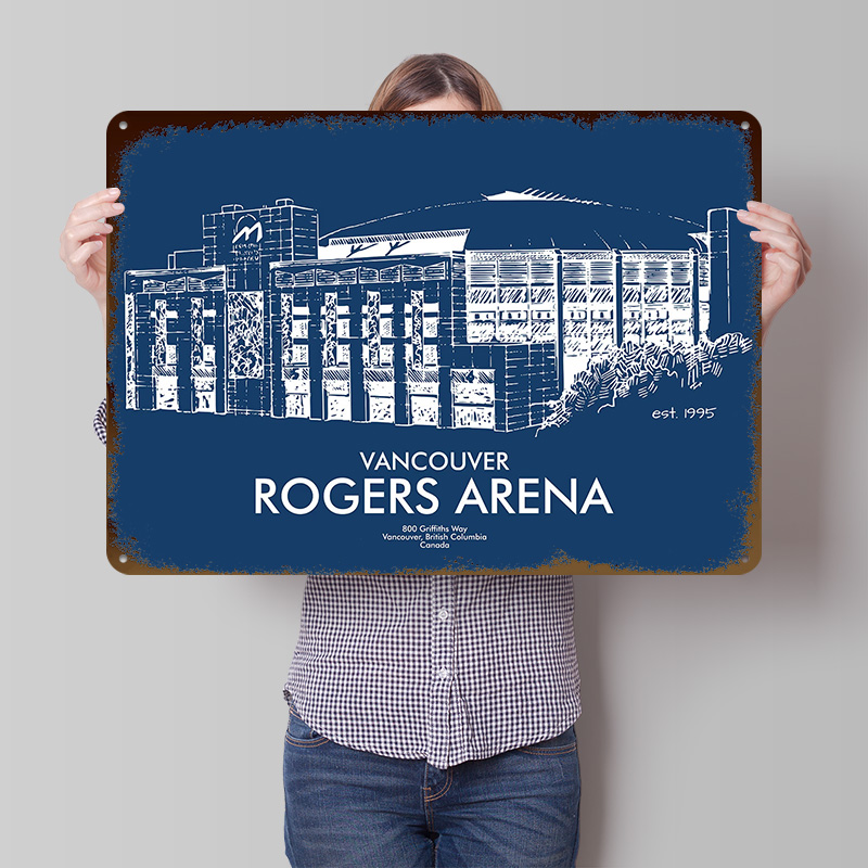 Vancouver Rogers Arena Metal P - Retro Gaming Vancouver recensie en prijs