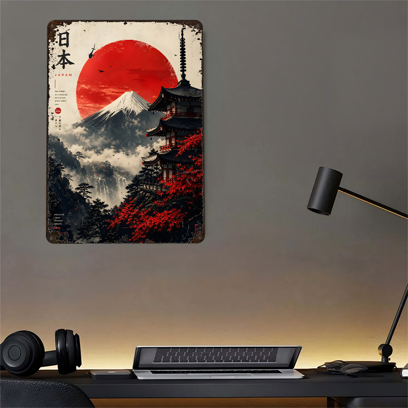 Japan Mount Fuji Pagoda Red Su - Retro Gaming Japan recensie en prijs