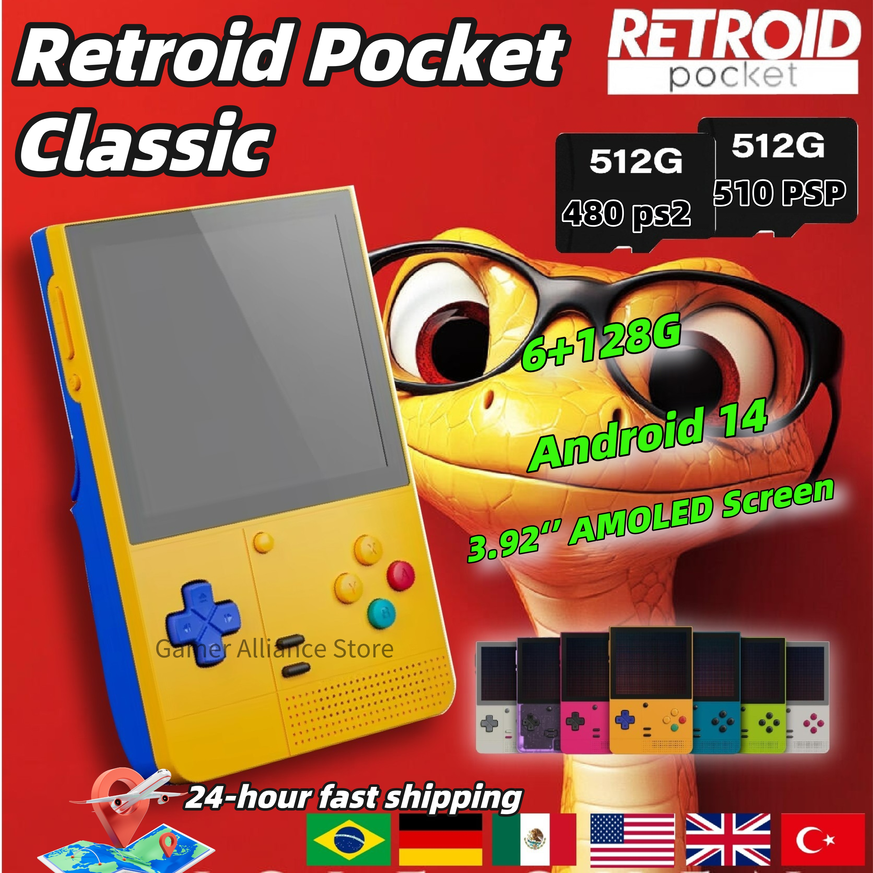 Retroid Pocket Classic RP Clas - Retro Gaming Arcade Console recensie en prijs