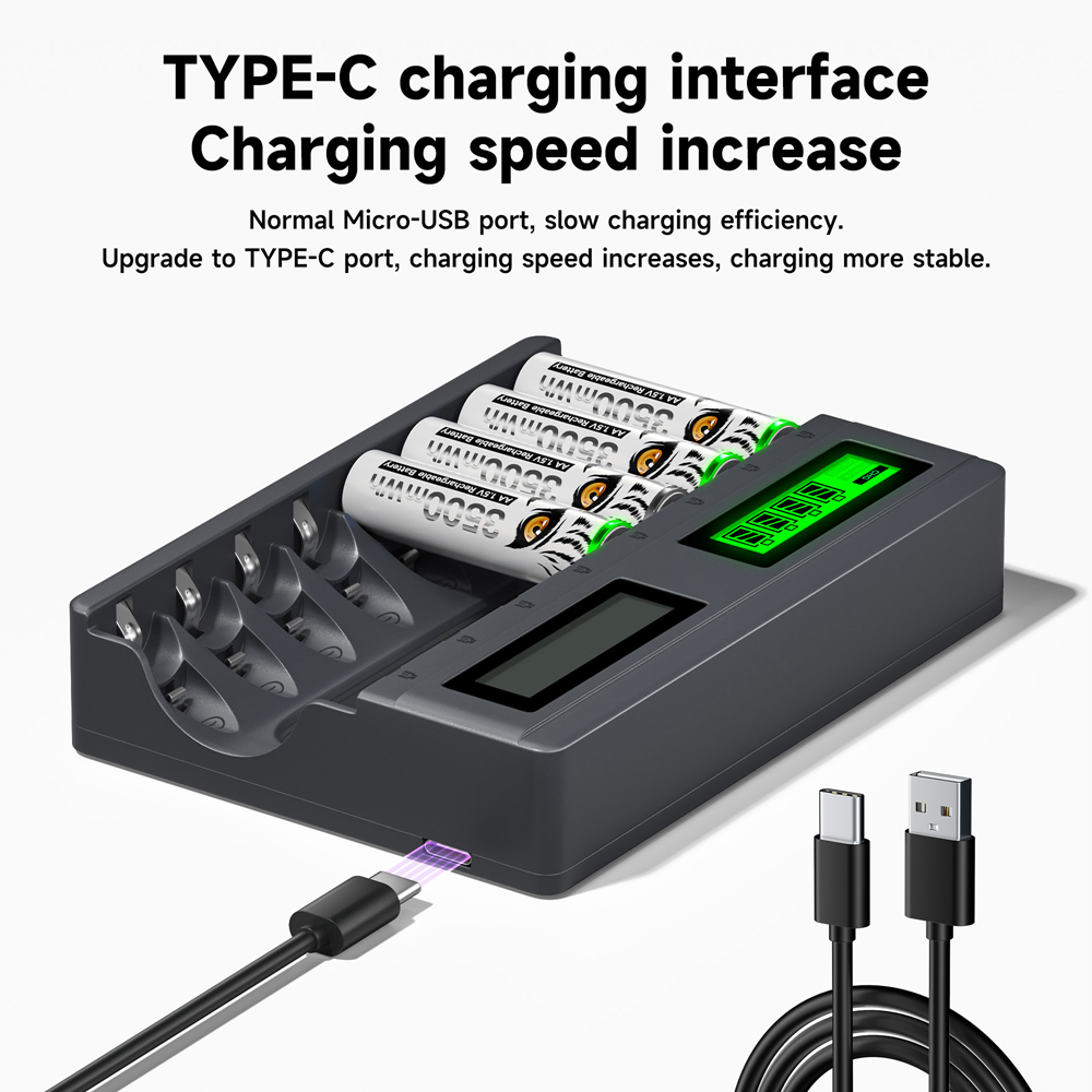 PALO 4-8 Slots 1.5V AA AAA Cha - Rechargeable Battery Aa recensie en prijs