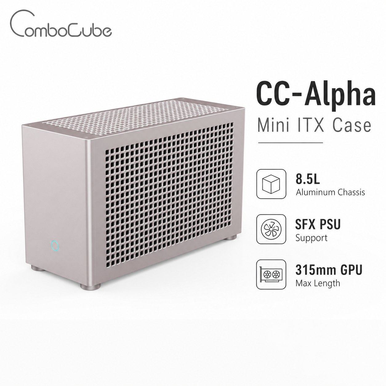 Mini ITX PC Case 8.5L CNC Alum - Retro Gaming Cabinet recensie en prijs