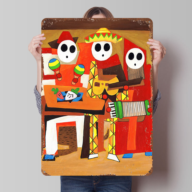 Three Mariachi Guys Tin Plaque - Retro Gaming Guy recensie en prijs