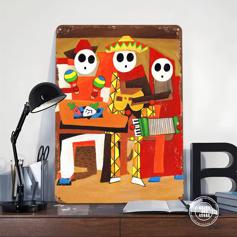 Three Mariachi Guys Tin Plaque - Retro Gaming Guy recensie en prijs