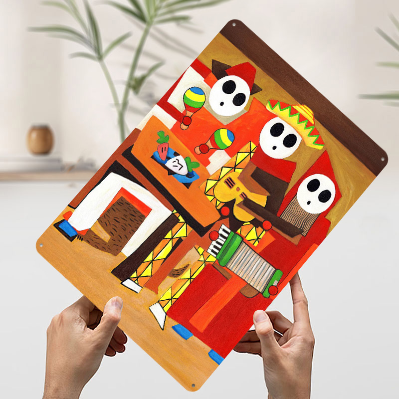 Three Mariachi Guys Tin Plaque - Retro Gaming Guy recensie en prijs