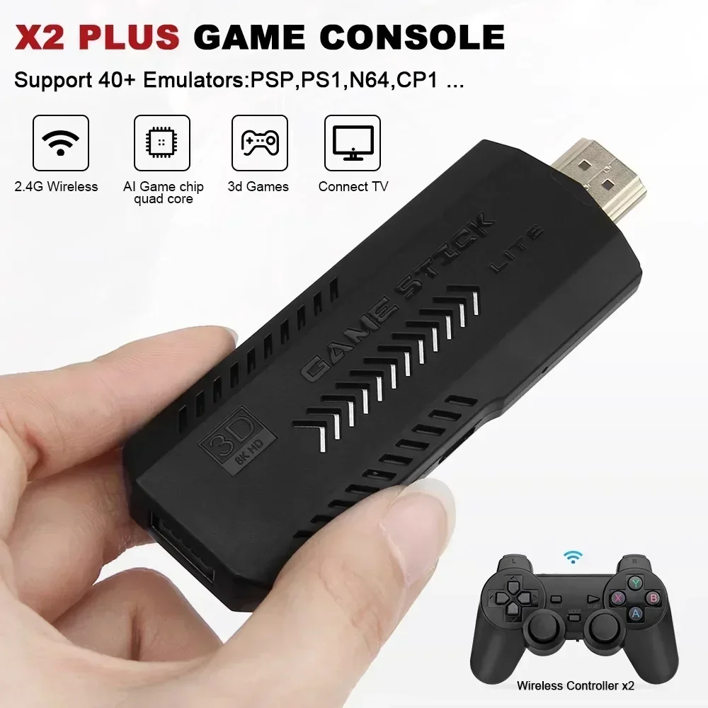 X2 Plus Game Stick 4K HD 2.4G  - Retro Gaming Kiosk recensie en prijs