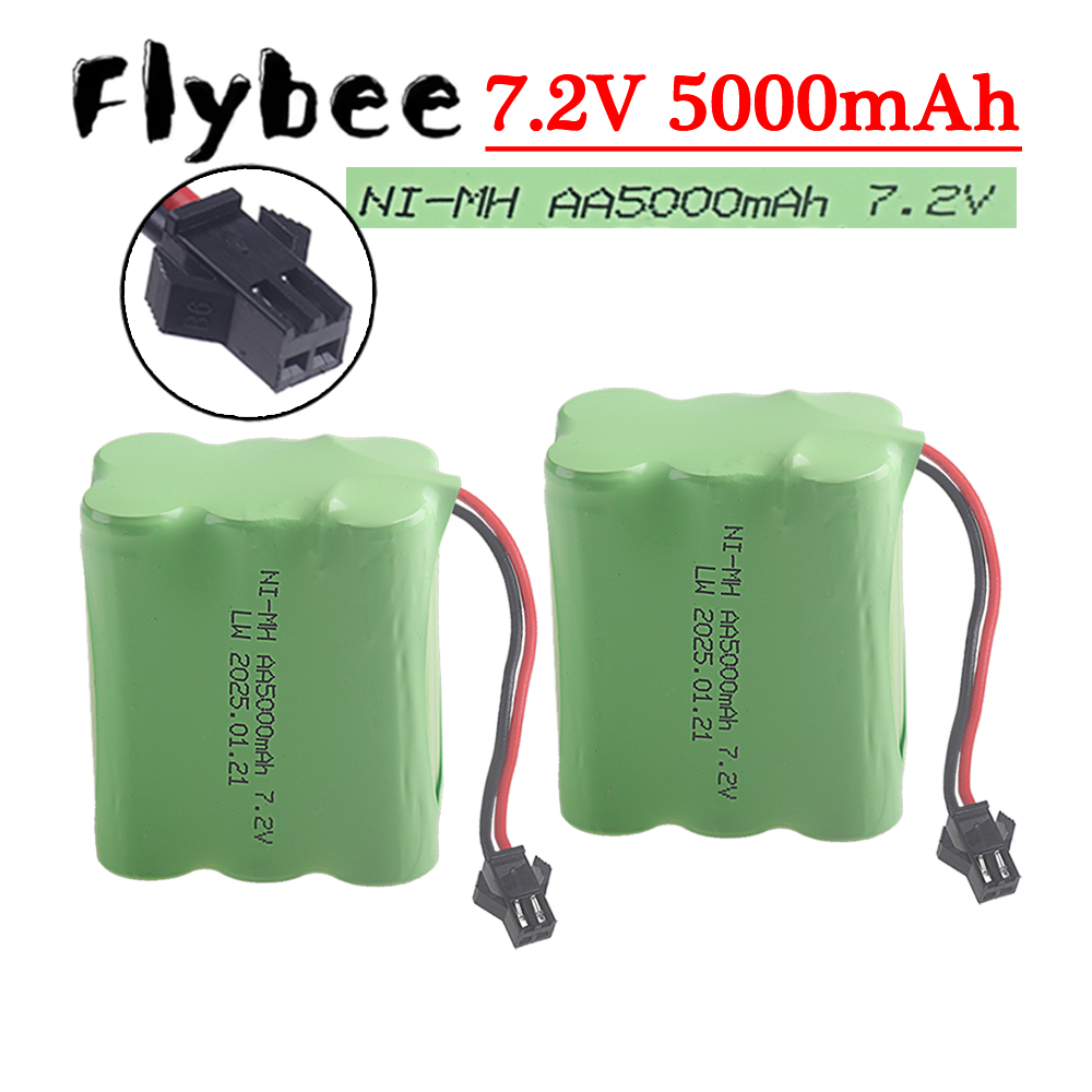 (SM-2P Plug) 7.2V 5000mah NiMH - Rechargeable Battery Aa recensie en prijs