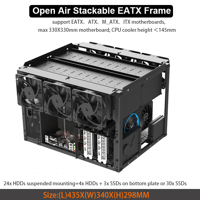 Stackable 28 HDD Open Air Fram - Retro Gaming Cabinet recensie en prijs