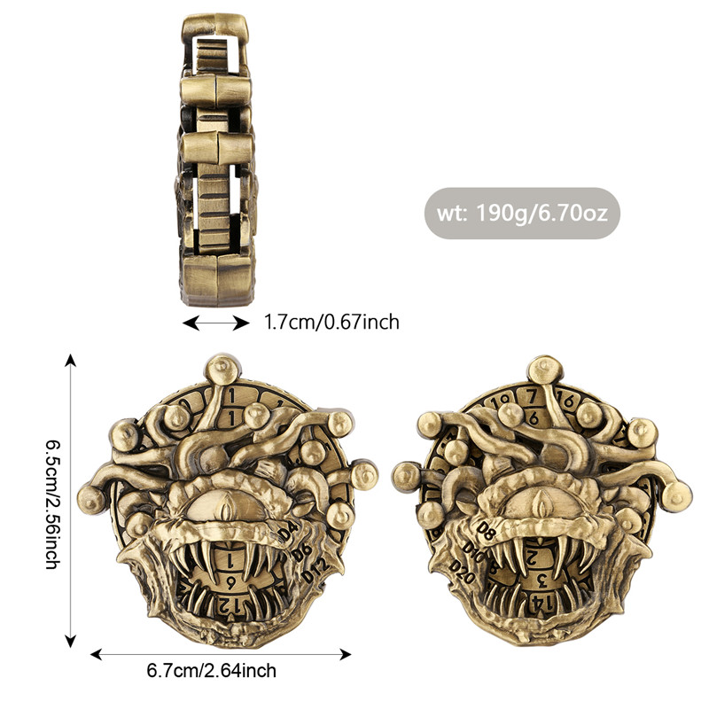 Retro Beholder Shape Metal Dic - Retro Gaming Accessories recensie en prijs