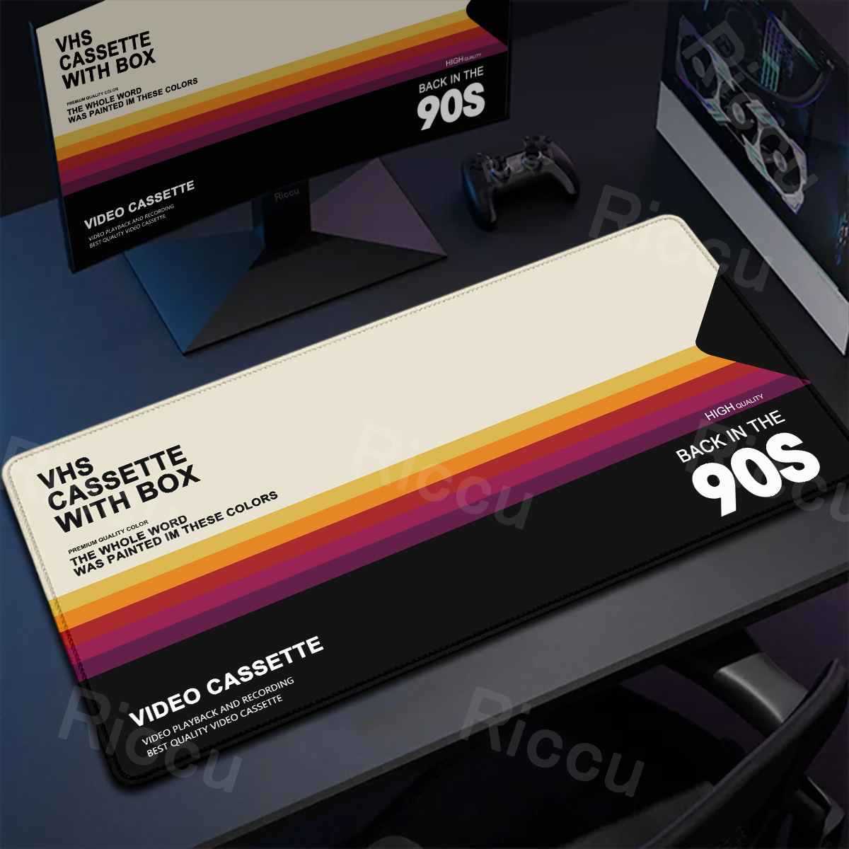 Retro VHS Style Mouse Pad Xxl  - Retro Gaming Accessories recensie en prijs