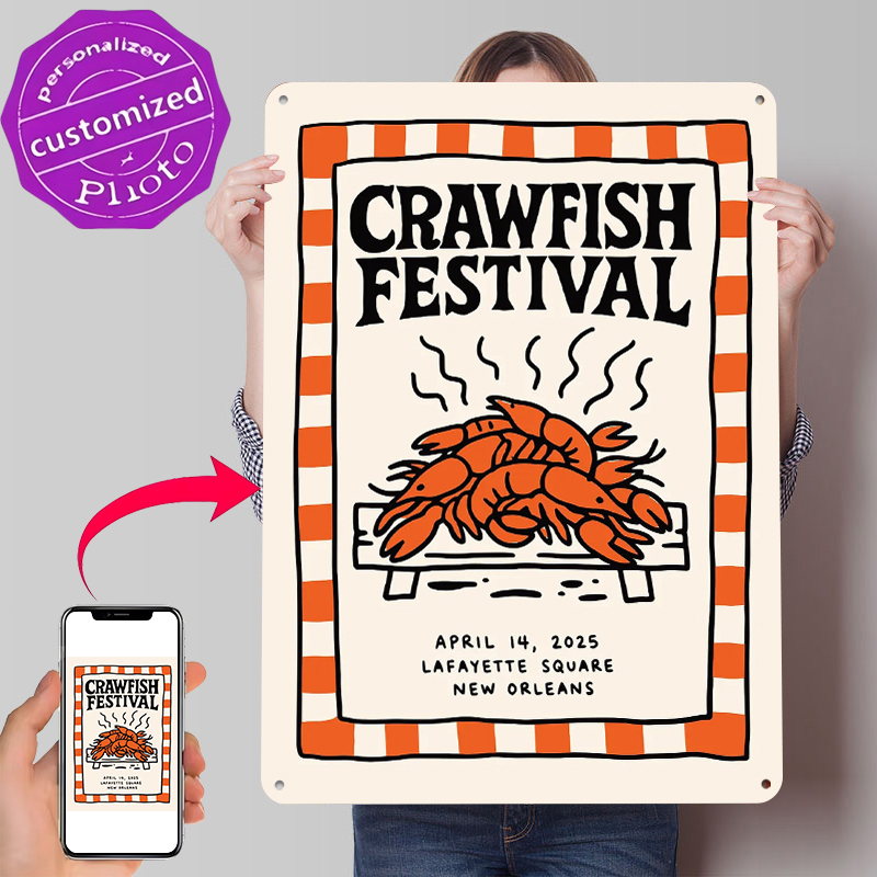 Crawfish Festival Tin Poster W - Retro Gaming Festival recensie en prijs