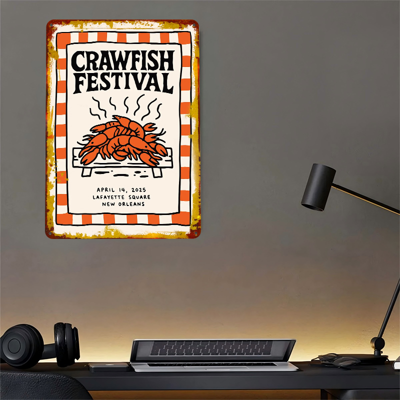 Crawfish Festival Tin Poster W - Retro Gaming Festival recensie en prijs