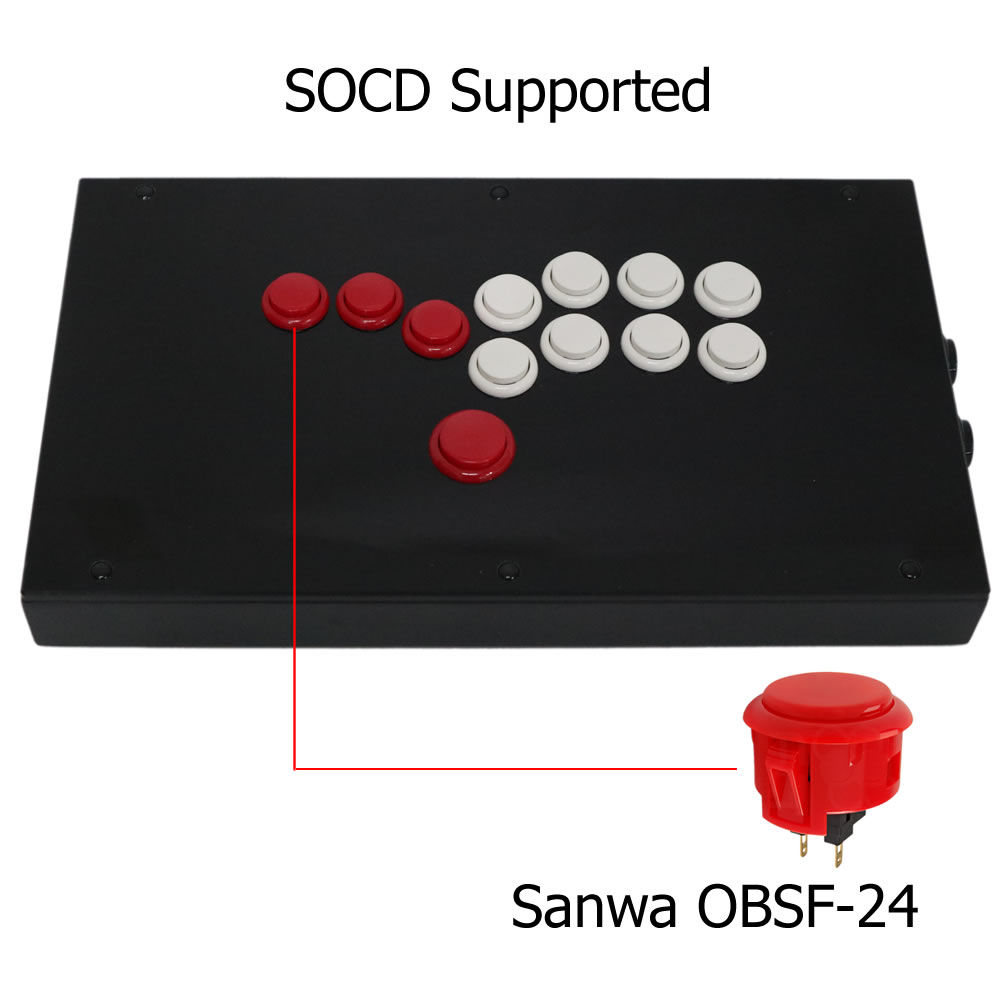 RAC-J800B All Buttons Hitbox S - Arcade Stick Joystick recensie en prijs
