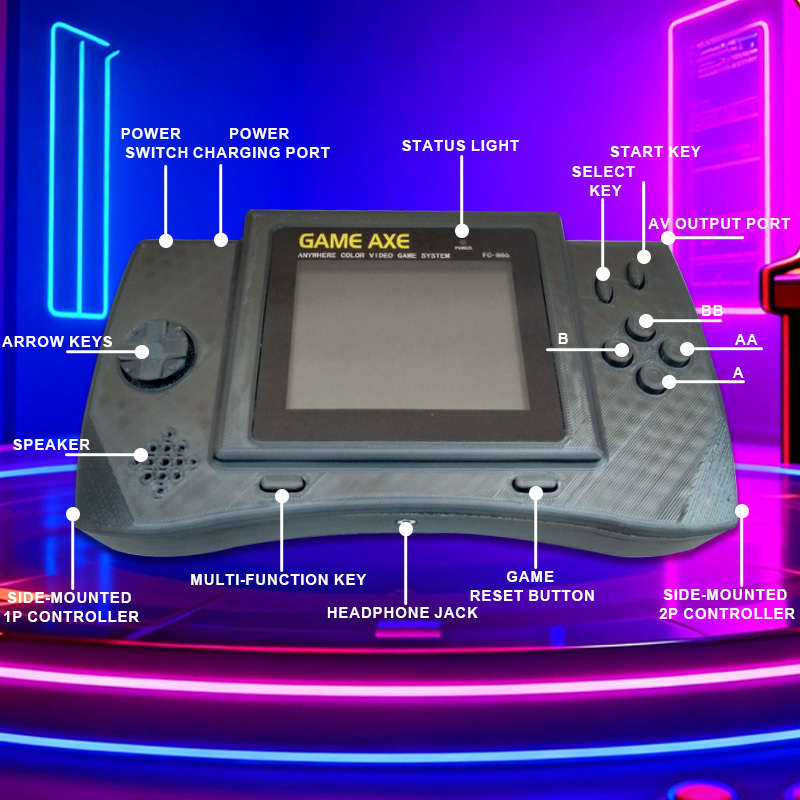 PFT Elite 4-Inch Handheld Arca - Retro Gaming Arcade Console recensie en prijs