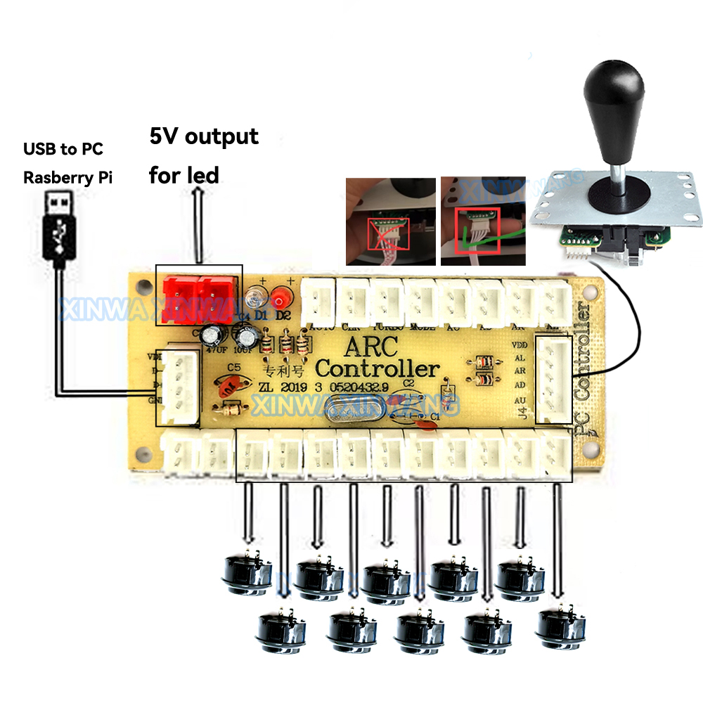 Arcade Joystick Copy SANWA Gam - Arcade Stick Joystick recensie en prijs