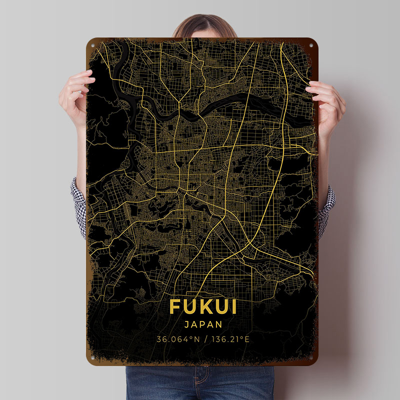 Fukui Japan Tinplate Posters C - Retro Gaming Japan recensie en prijs