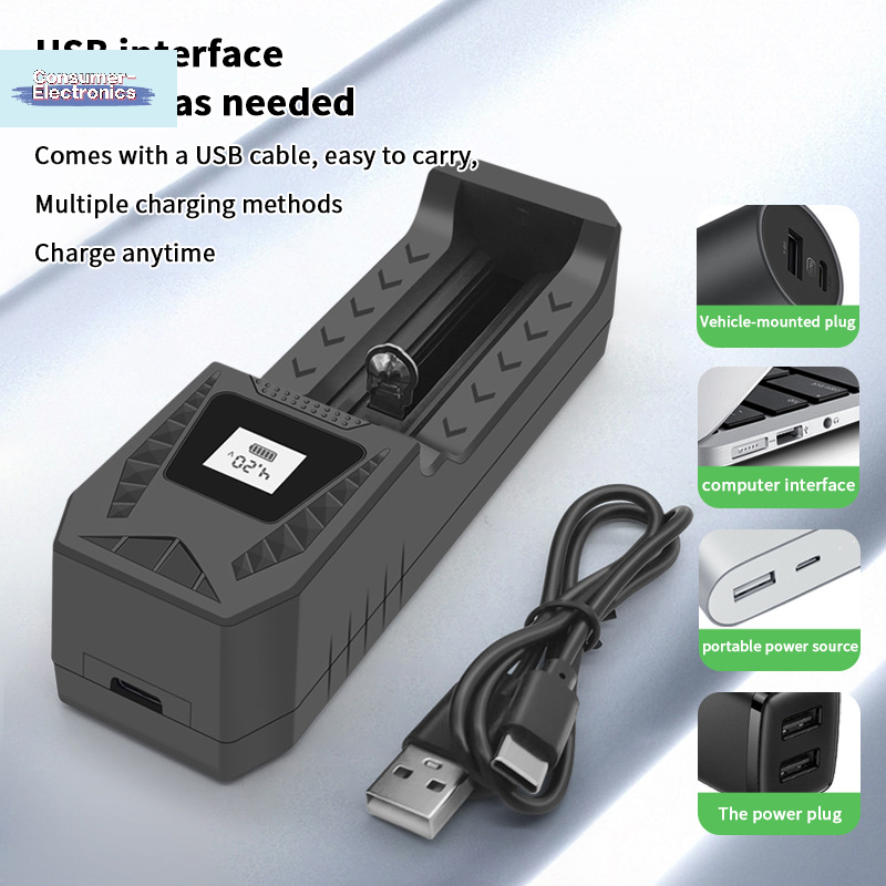 【USB Charger Intelligent LCD B - Rechargeable Battery Aa recensie en prijs