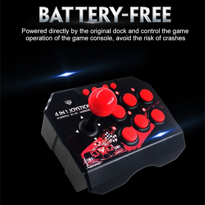 GAMINJA NS002 4 In 1 Retro Arc - Arcade Stick Joystick recensie en prijs