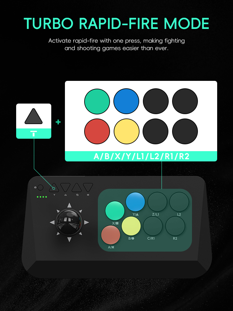 Data Frog Wireless Y3A Max Arc - Arcade Stick Joystick recensie en prijs