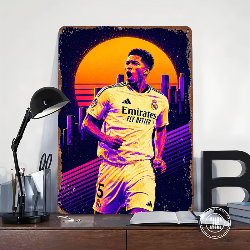 Jude Bellingham Retro Poster V - Retro Gaming Accessories recensie en prijs