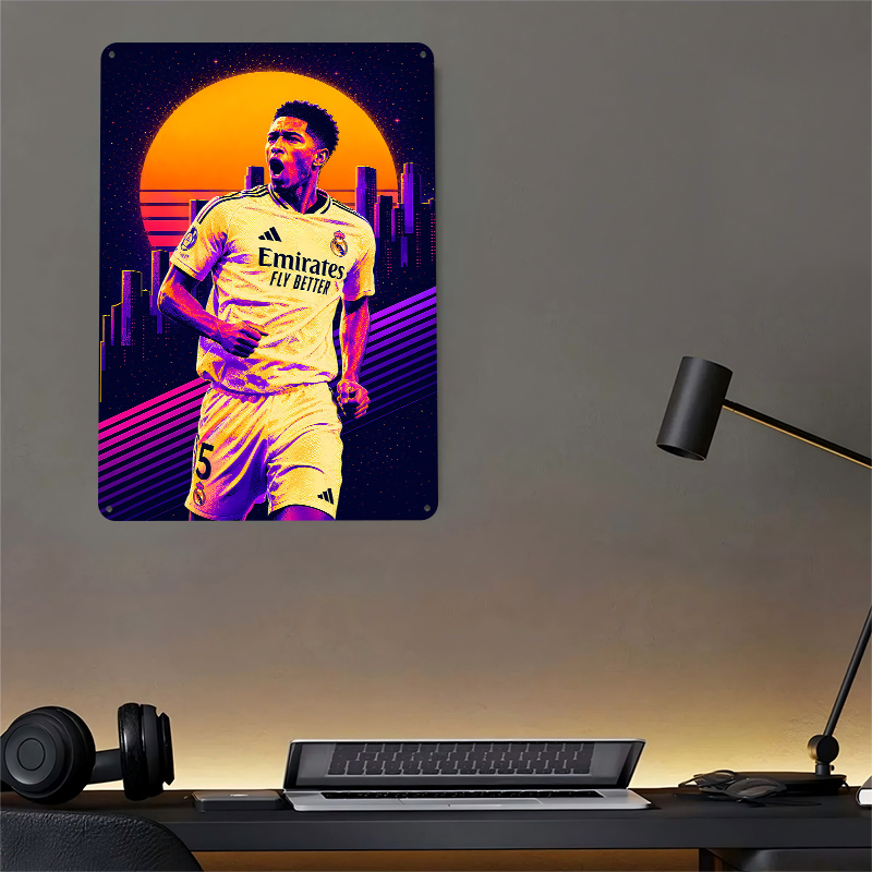 Jude Bellingham Retro Poster V - Retro Gaming Accessories recensie en prijs