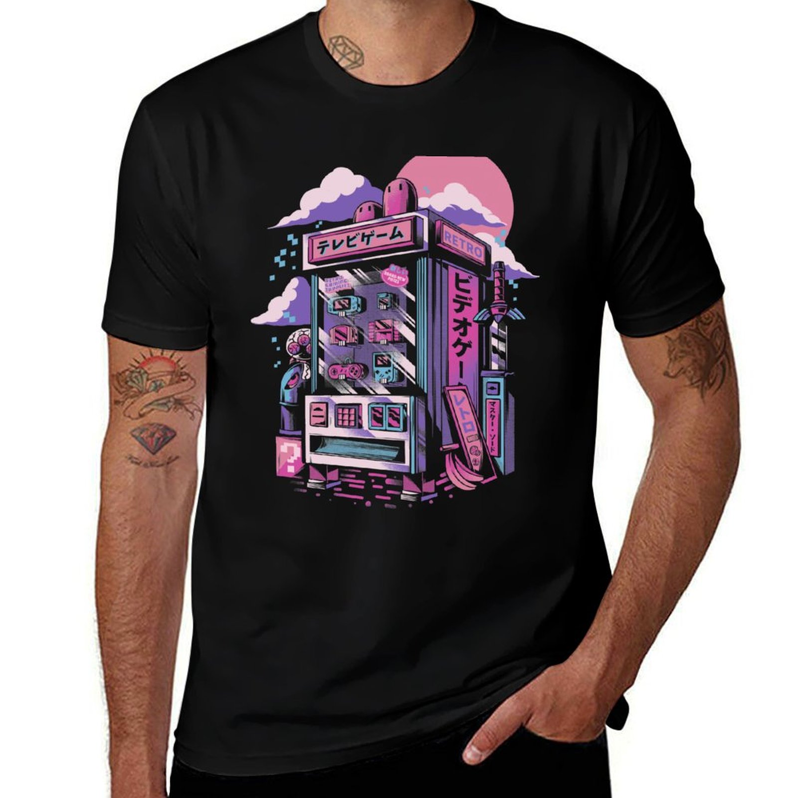 Retro gaming machine T-Shirt F - Retro Gaming Festival recensie en prijs