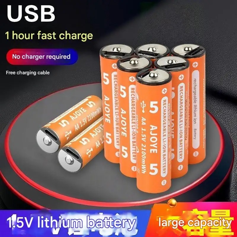 Fast Charging 1.5V 2100mWh AA  - Rechargeable Battery Aa recensie en prijs