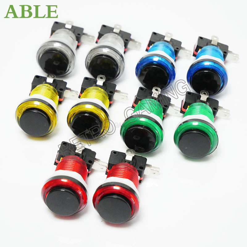 12pcs 6 Colors Arcade LED Push - Retro Gaming Store recensie en prijs