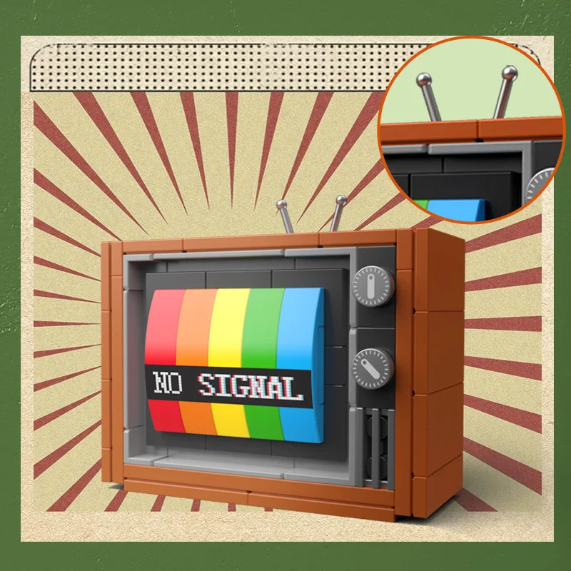 Retro DIY Building Blocks TV R - Retro Gaming Videos recensie en prijs