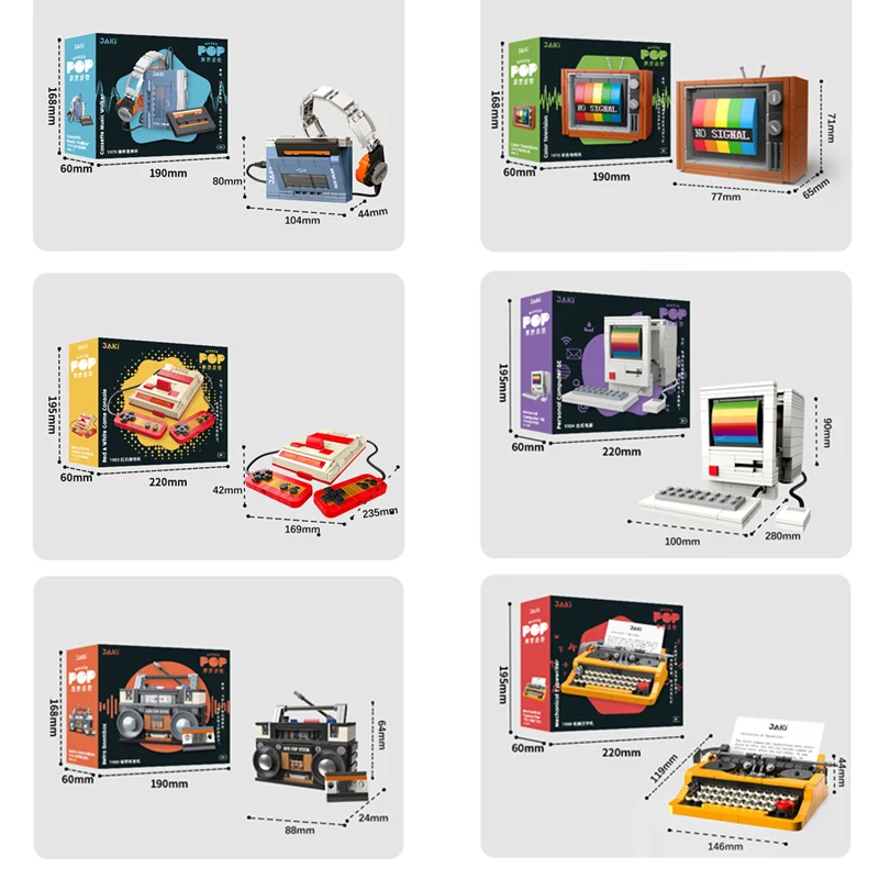 Retro DIY Building Blocks TV R - Retro Gaming Videos recensie en prijs