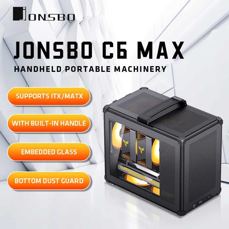 JONSBO C6 MAX Mesh Handle MATX - Retro Gaming Cabinet recensie en prijs