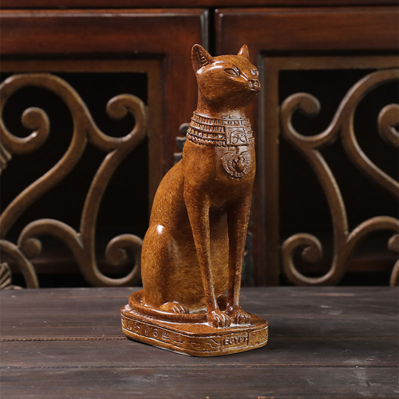 Retro Egyptian Cat Resin Statu - Retro Gaming Decor recensie en prijs