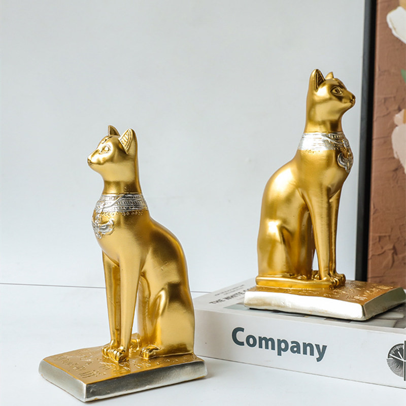 Retro Egyptian Cat Resin Statu - Retro Gaming Decor recensie en prijs