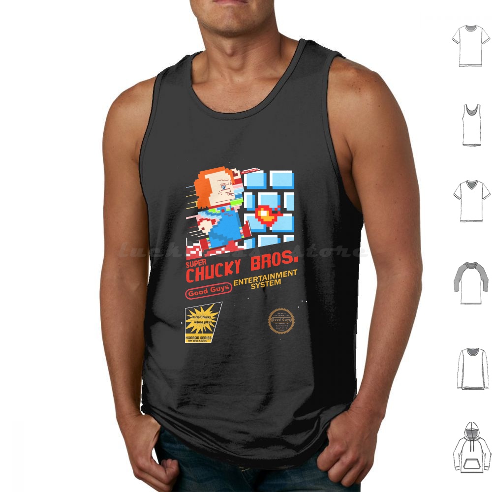Super Chucky 1 Tank Tops Print - Retro Gaming Guy recensie en prijs