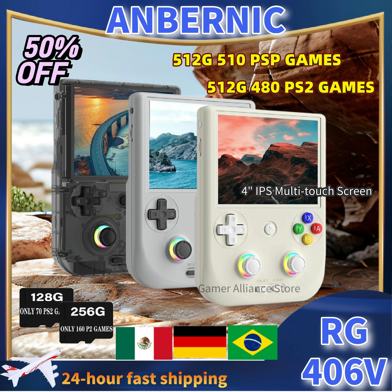 ANBERNIC RG406V RG 406V Retro  - Retro Gaming Arcade Console recensie en prijs