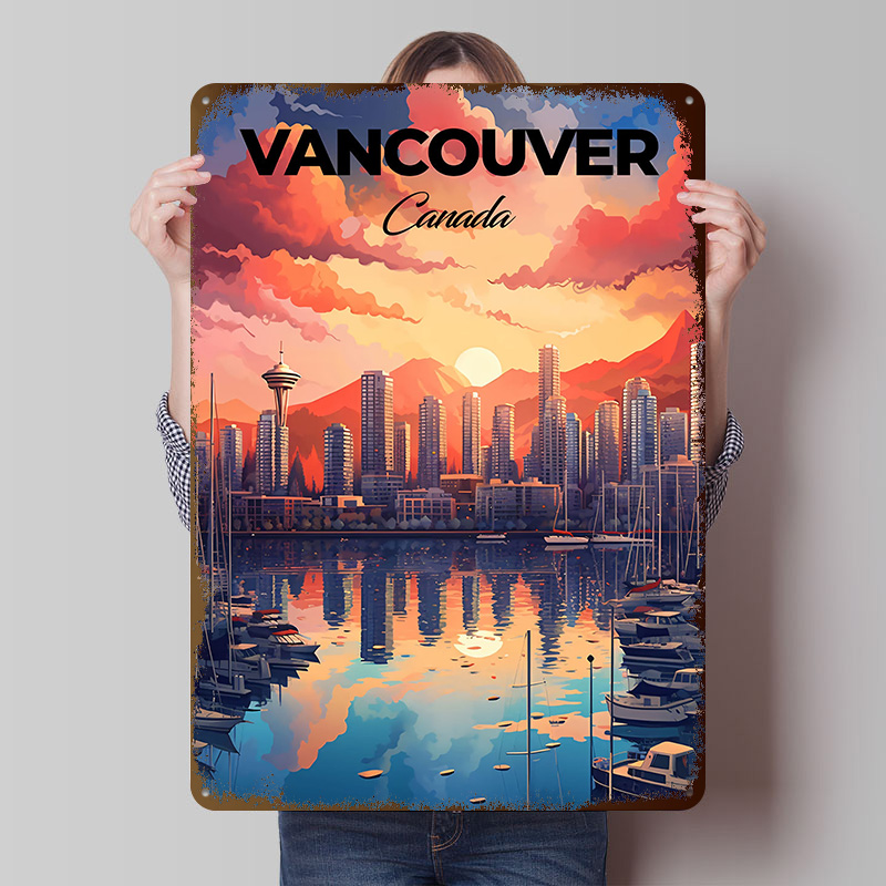 Vancouver Travel Print Printin - Retro Gaming Vancouver recensie en prijs