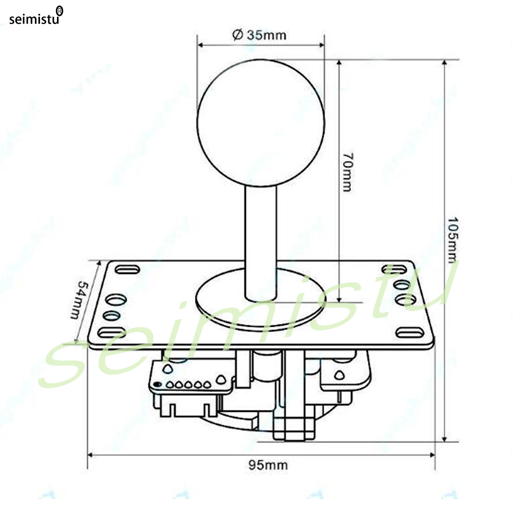 Joystick Copy Sanwa arcade Joy - Arcade Stick Joystick recensie en prijs